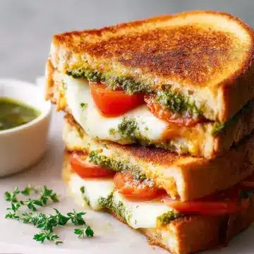 Pesto Grilled Cheese Sandwich