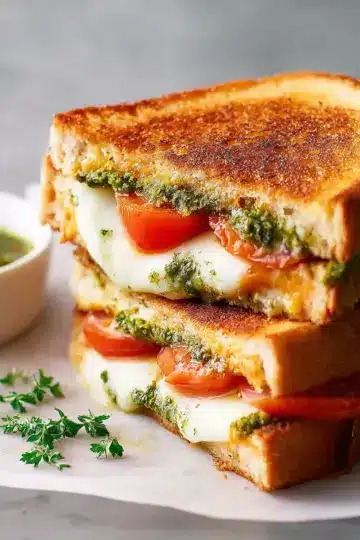Pesto Grilled Cheese Sandwich