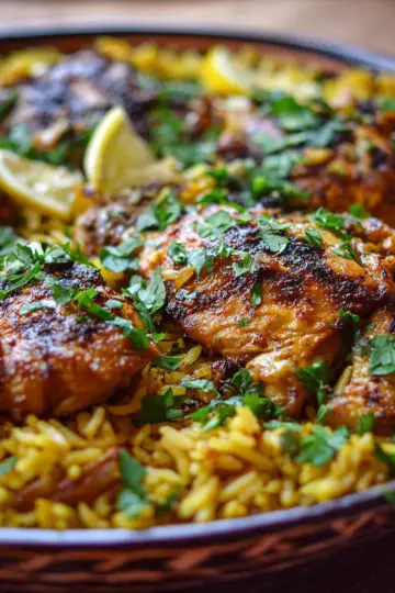 Moroccan Chicken & Rice