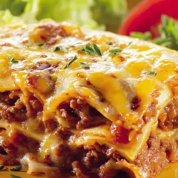 Cheeseburger Lasagna