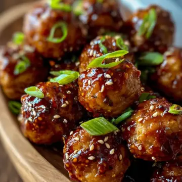 Asian Glazed Turkey Meatballs
