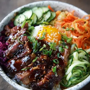 Korean BBQ Steak Rice Bowls