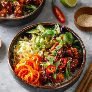 SWEET CHILLI CHICKEN BOWLS