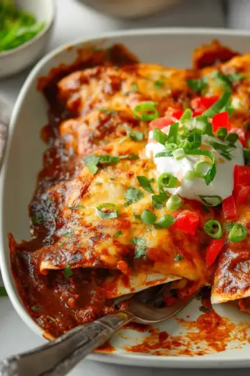 Beef Enchiladas {Easy Cheesy Recipe!}