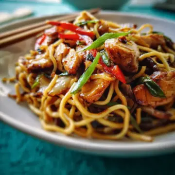 Easy chicken chow mein