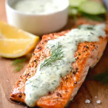 Creamy Dill Sauce for Salmon or Trout