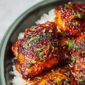 Honey Garlic Chicken Thighs