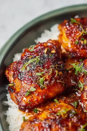 Honey Garlic Chicken Thighs