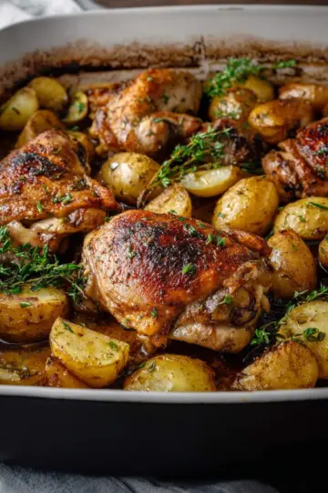 One Pan Chicken and Potatoes