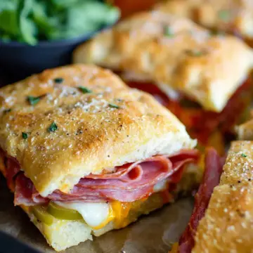Baked Italian Sandwiches