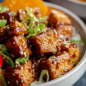 Crispy Orange Tofu