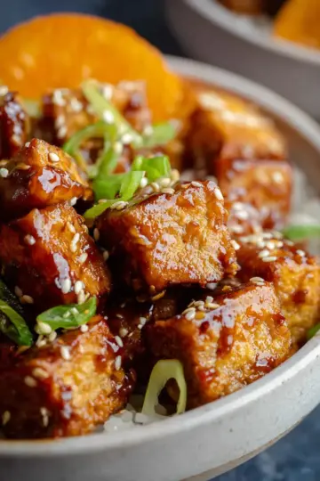 Crispy Orange Tofu
