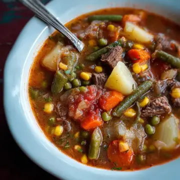 My Mom’s Old-Fashioned Vegetable Beef Soup