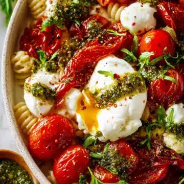 Roasted Tomatoes with Burrata