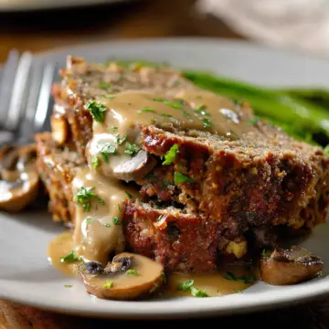 Best-Ever Meatloaf with Mushroom Gravy