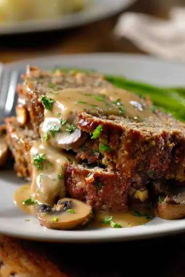 Best-Ever Meatloaf with Mushroom Gravy