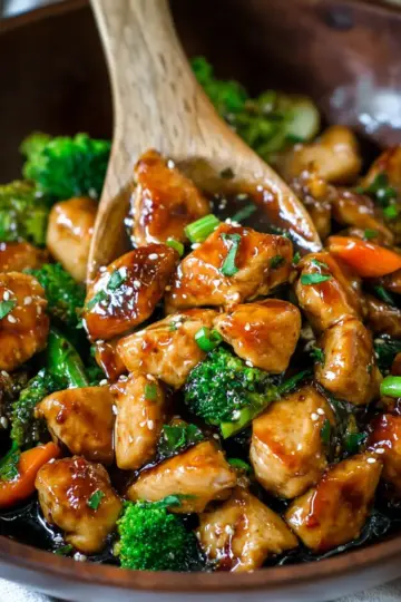 Honey Garlic Chicken Stir Fry