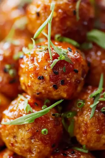 Firecracker Chicken Meatballs