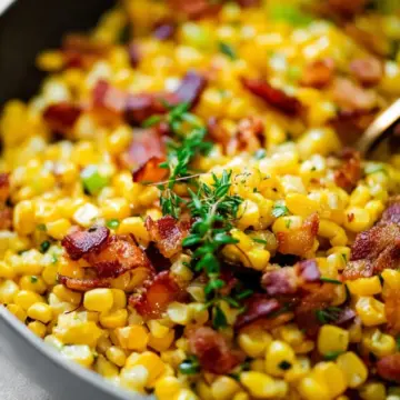 Skillet Corn with Bacon