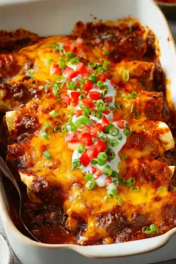 Beef Enchiladas {Easy Cheesy Recipe!}