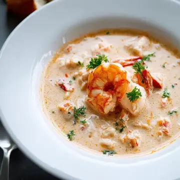 Creamy Shrimp and Crab Bisque
