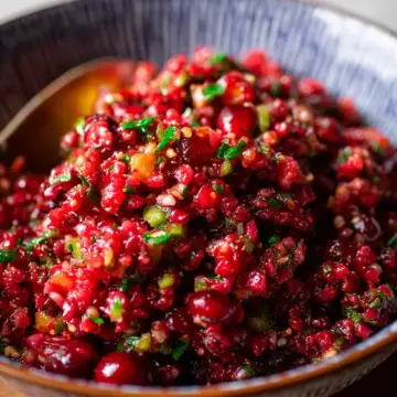 Gingery Cranberry Salsa