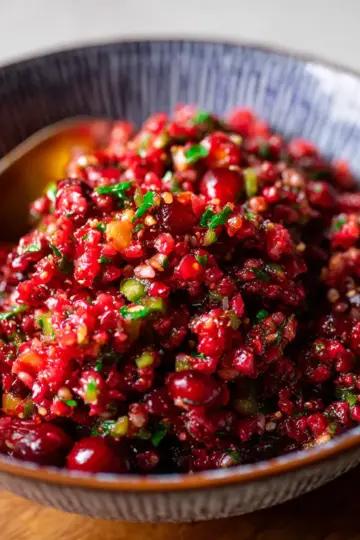 Gingery Cranberry Salsa