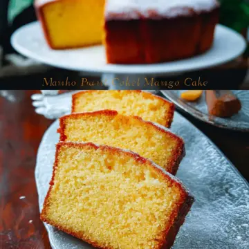 Moist Mango Pound Cake