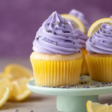 Lemon Lavender Cupcakes