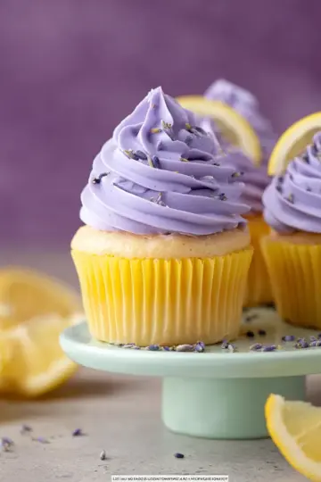 Lemon Lavender Cupcakes