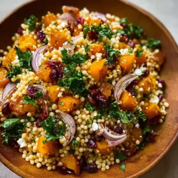 Autumn Pearl Couscous Salad