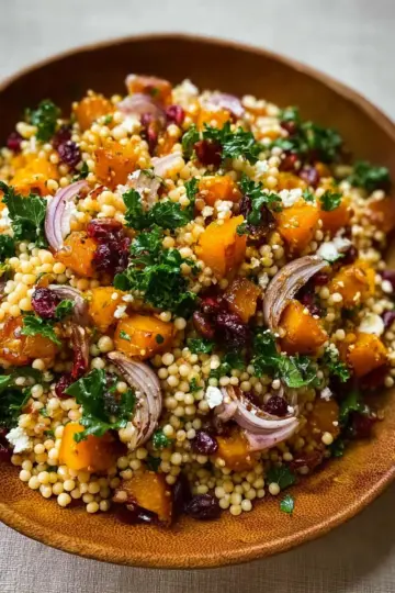 Autumn Pearl Couscous Salad