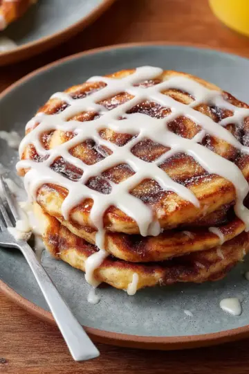 Cinnamon Roll Pancakes