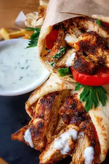 Chicken Shawarma with Garlic Sauce