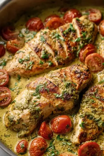 Creamy Pesto Chicken