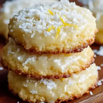 Zesty Lemon Coconut Cheesecake Cookies Recipe