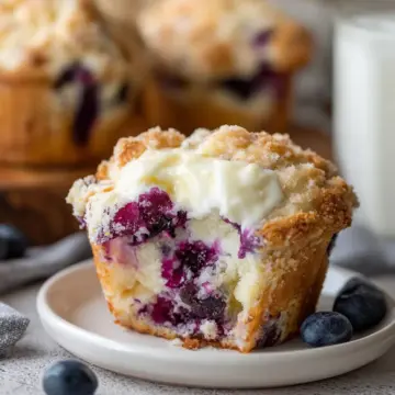 Blueberry Cream Cheese Muffins
