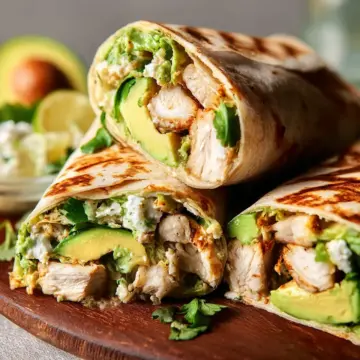 Chicken Avocado Wraps