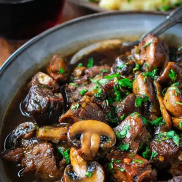 Wild Mushroom and Beef Stew