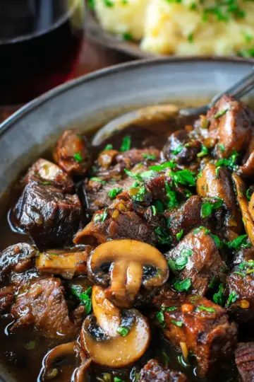 Wild Mushroom and Beef Stew