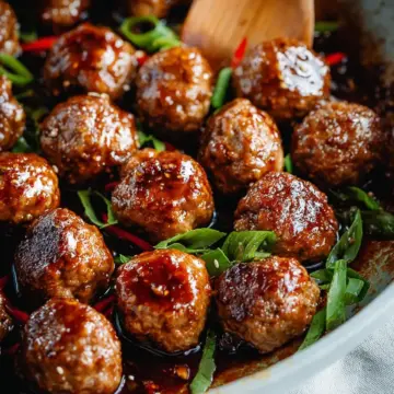 Easy Mongolian Meatballs