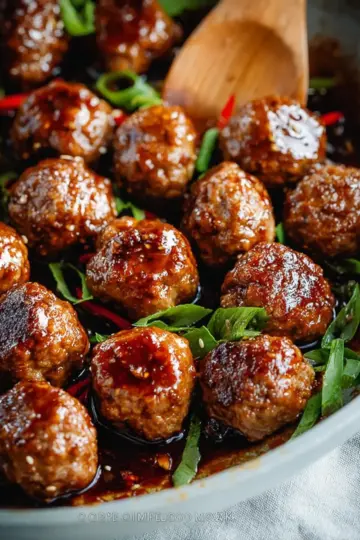 Easy Mongolian Meatballs