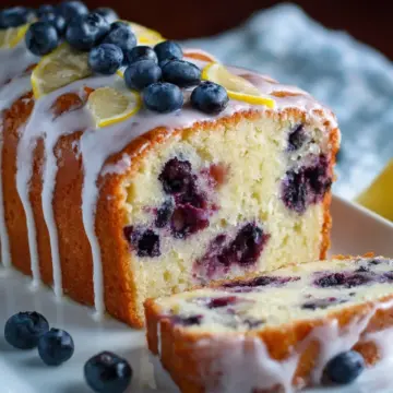 Lemon Blueberry Pound Cake