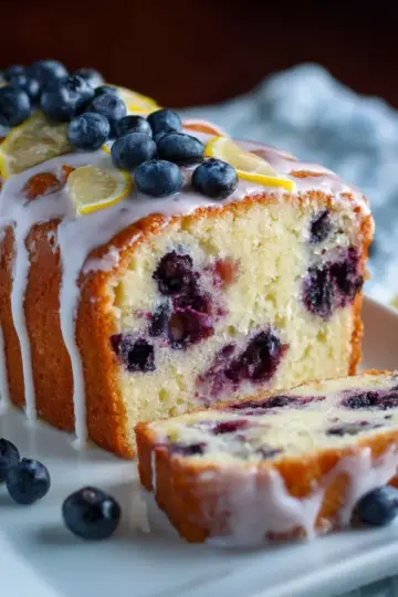 Lemon Blueberry Pound Cake