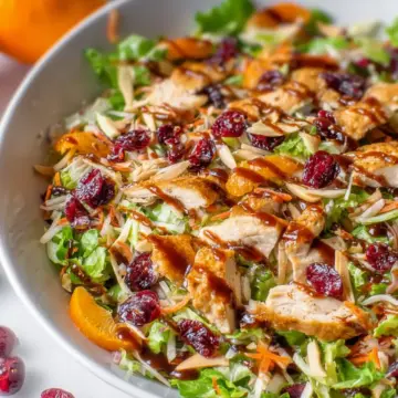 Asian Chicken Cranberry Salad (Video!)