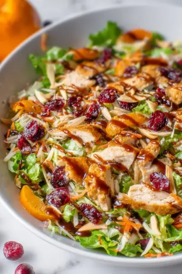 Asian Chicken Cranberry Salad (Video!)