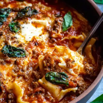 One Pot Lasagna Soup