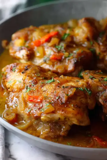 Chicken Osso Buco with Chicken Thighs (Easy Instant Pot Dinner)