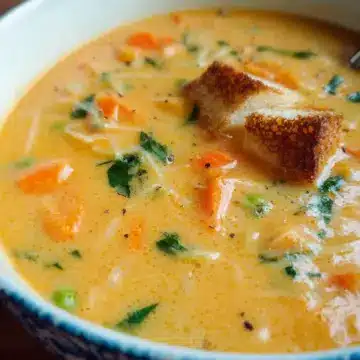Easy Creamy Vegetable Soup
