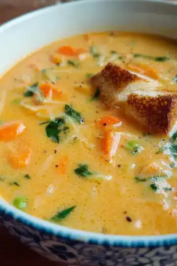 Easy Creamy Vegetable Soup